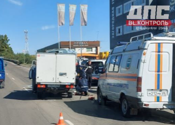 Соцсети: грузовик попал в серьезное ДТП в Благовещенске