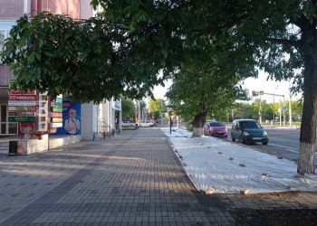 Благовещенский бизнесмен подарил центру города почти 200 «квадратов» газона