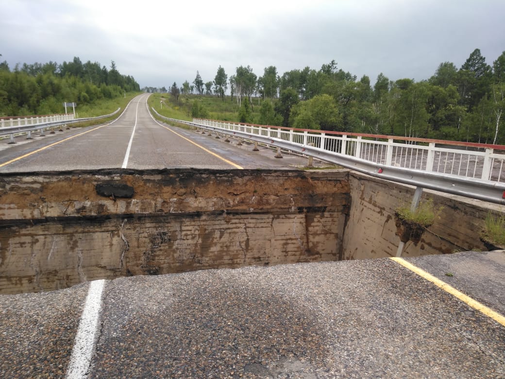 Поселок Талакан лишился автомобильного сообщения