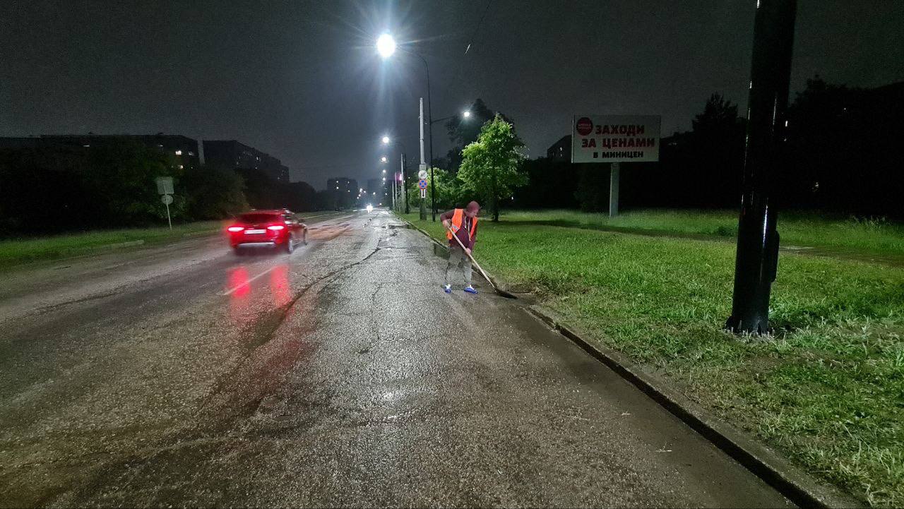 Благовещенск борется с последствиями мощного ливня