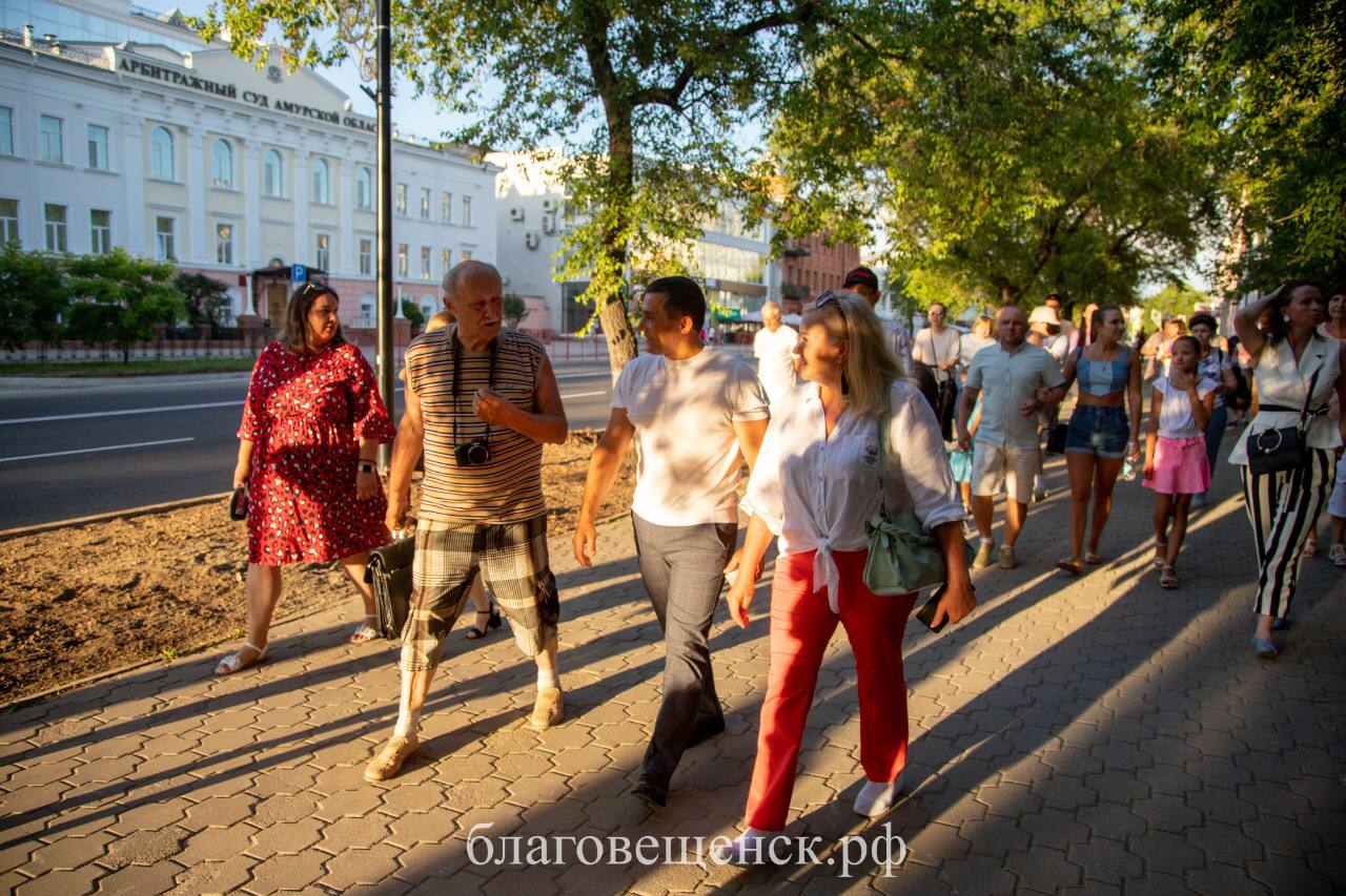 В День учреждения Благовещенска жителей погрузили в прошлое города