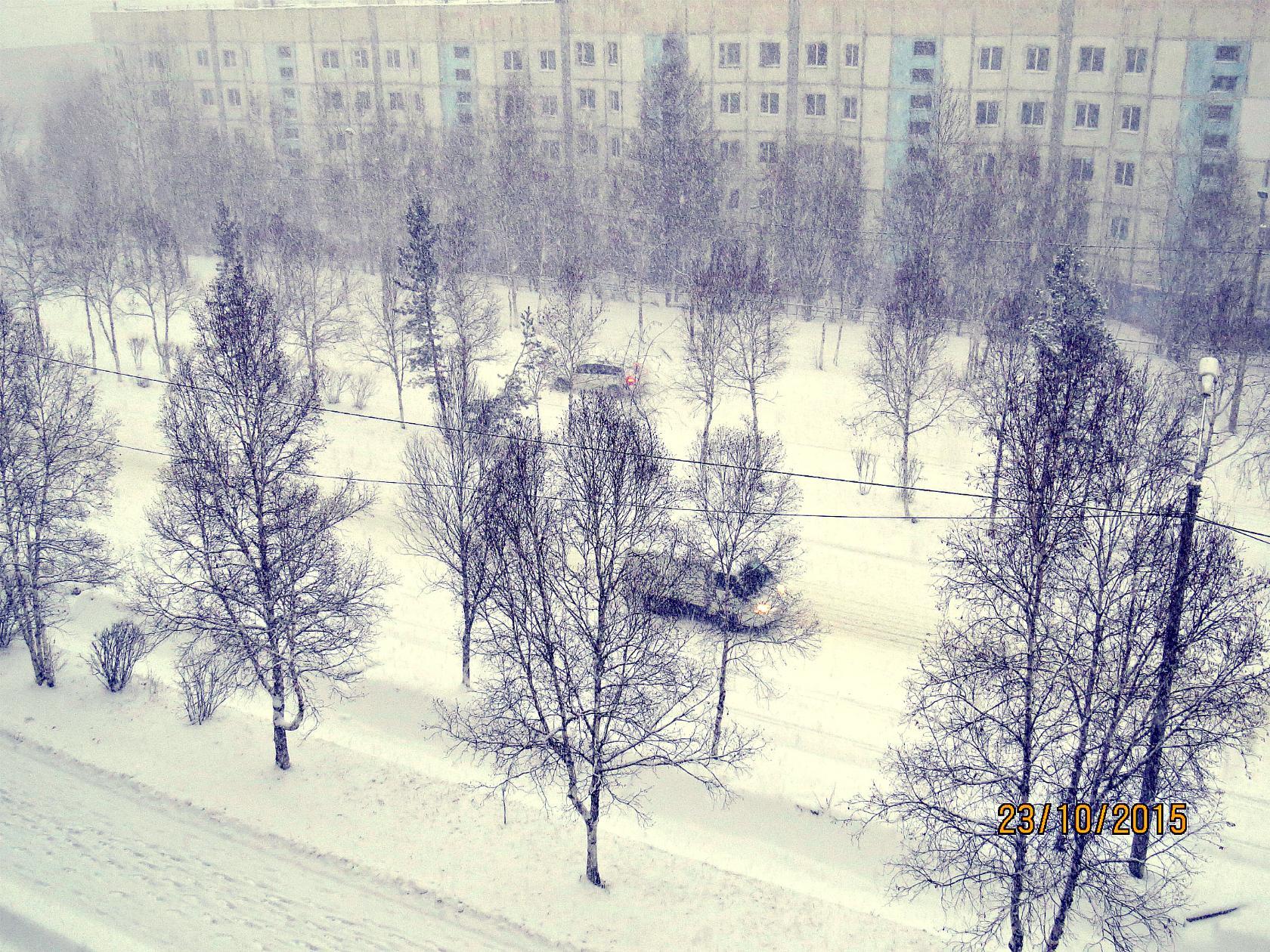 В Тынду пришла настоящая зима