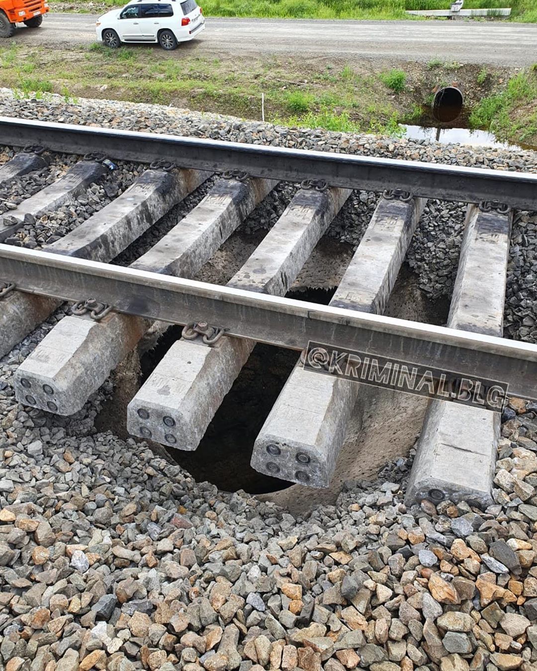 В Приамурье размыло насыпь под железной дорогой | 24.06.2020 | Благовещенск  - БезФормата