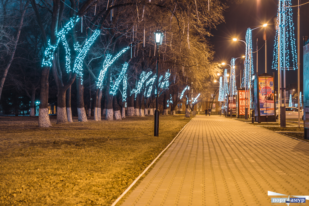 Фото площадь победы благовещенск