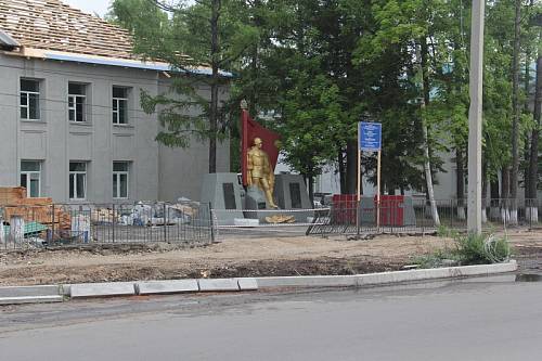 В Новобурейском незаконно вырубили березовую рощу у школы