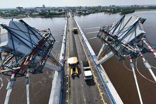 Семь комплексов фиксации нарушений установят на новом мосту через Зею