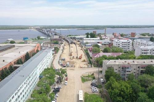 Улицу Горького модернизируют к открытию нового моста через Зею