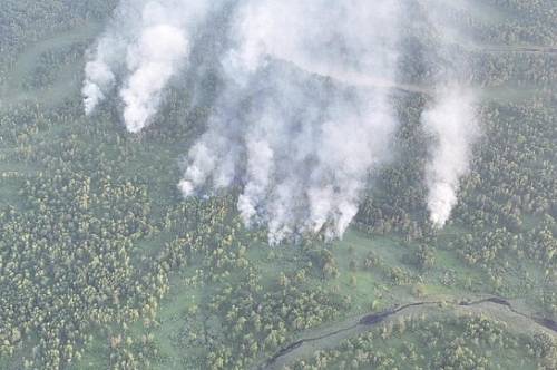 Дым якутских лесных пожаров окутал Амурскую область
