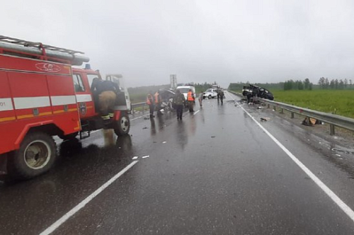 В Приамурье на федеральной трассе произошла смертельная авария с возгоранием