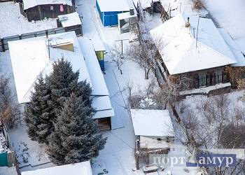 В Амурской области — снег и 40-градусные морозы