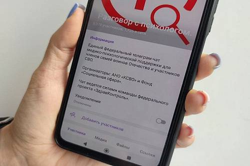 Чат психологической поддержки запустили для участников СВО