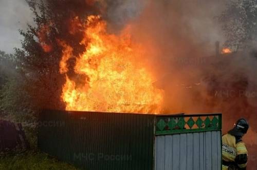 В Белогорске в пожаре пострадал амурчанин