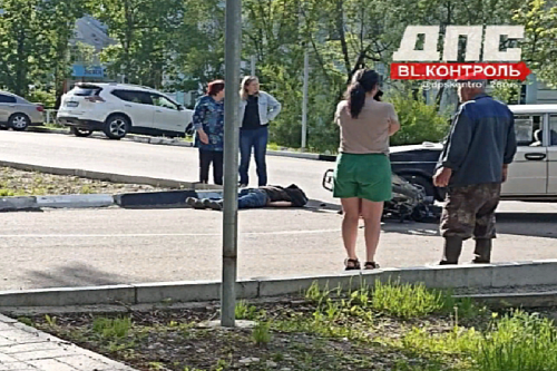 В Райчихинске в ДТП пострадал мотоциклист