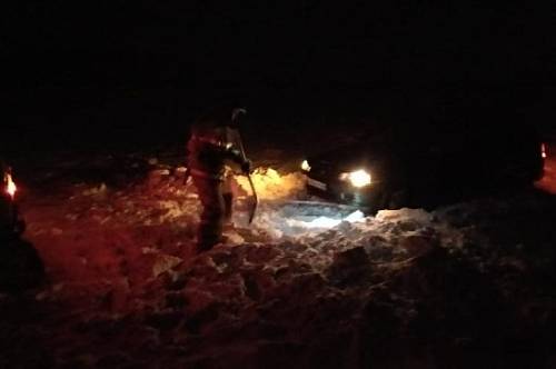 В Амурской области легковушка попала снежный плен