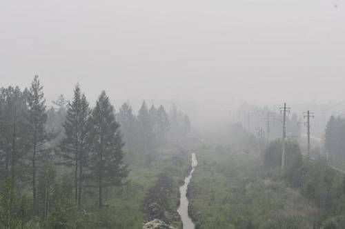 Дым пришел в Приамурье из Якутии и Хабаровского края