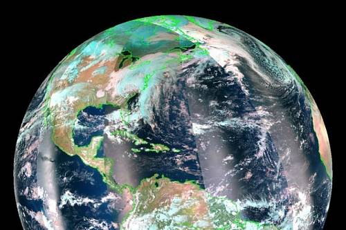 Глобальные снимки Земли сделал запущенный с Восточного спутник