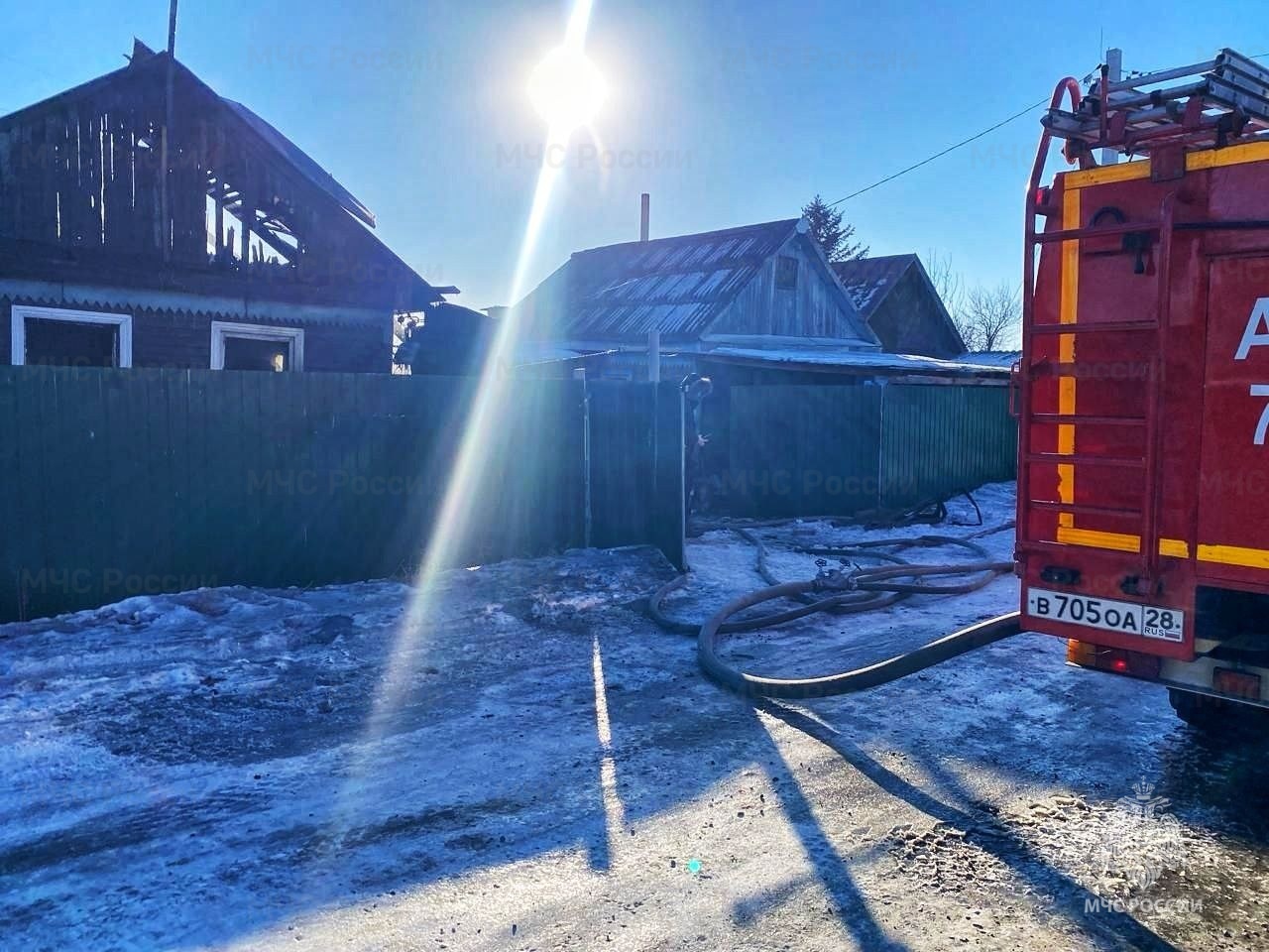 В Приамурье в пожаре погиб маленький ребенок